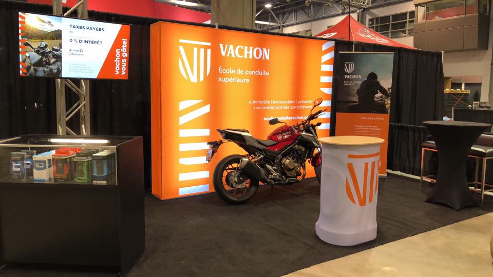 Vachon École de conduite supérieure au Salon de la moto de Québec 2020!